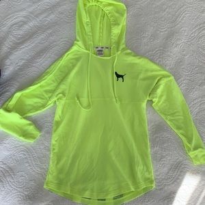 Victoria’s Secret PINK Neon Yellow Hoodie